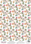 deco vellum colored sheet christmas on ice, a3 (11,7" х 16,5")