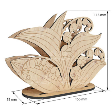 Napkin holder "May-lilies" #304 - 2 Napkin holder "May-lilies" #304 - 2