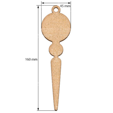 Blank for decoration New year tree toy 32, #463 - 2