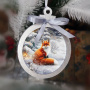 DIY wooden set “Winter Forest” for making 3 Christmas tree decorations, #052 - 1