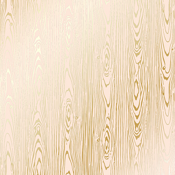 Sheet of single-sided paper with gold foil embossing, pattern Golden Wood Texture Beige, 12"x12"