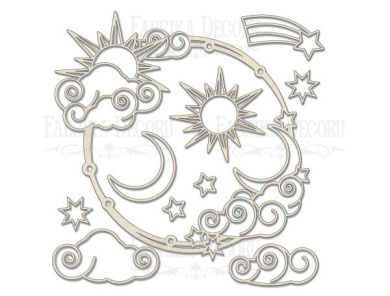 мегачипборд рамка - солнечный ветер 30x30 см #037  - 2