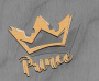 Mega shaker dimension set, 15cm x 15cm, Figured frame Prince's Crown - 3