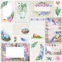 Double-sided scrapbooking paper set Colorful spring 12"x12", 10 sheets - 2