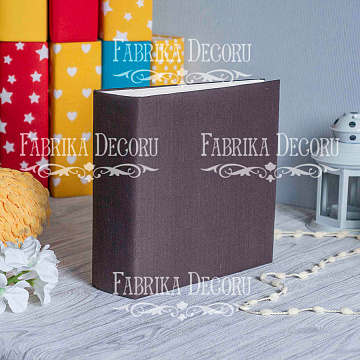 Blankoalbum mit weichem Stoffbezug Coffee 20cm х 20cm