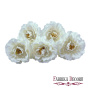 Peony flower milky white, 1 pc