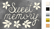 Chipboards set "Sweet memory" #195