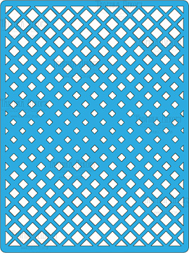 Bastelschablone 15x20cm "Rhombus Illusion" #136