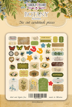 Set of die cuts Botany summer, 50 pcs - 2