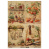 лист крафт бумаги с рисунком "cooking delights", #5, 42x29,7 см