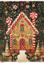 Decoupage Card "Gingerbread House", #0883, 29.7x42cm
