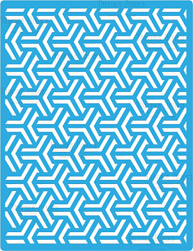 Stencil for crafts 15x20cm "Elements" #134