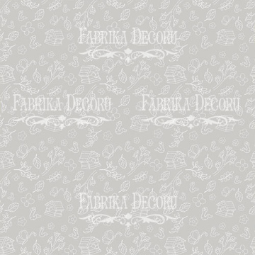 Sheet of double-sided paper for scrapbooking My tiny sparrow girl  #43-02 12"x12" - 2