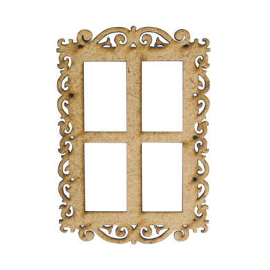 фигурки 3d для украшения кукольных домиков и шедоубоксов окна 3 шт, набор #64 - 2 фигурки 3d для украшения кукольных домиков и шедоубоксов окна 3 шт, набор #64 - 2