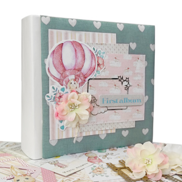 DIY Scrapbooking album kit "Dreamy Baby Girl", 20cm x 20cm, #08 - 2