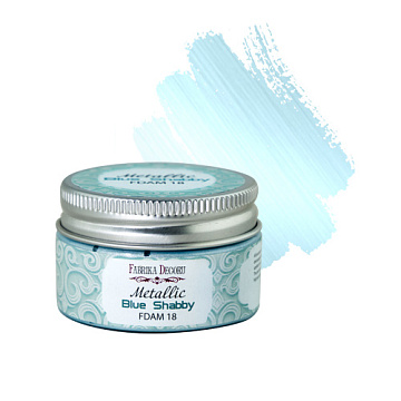 Metallic-Lack Blue Shabby 30 ml