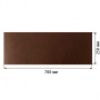 Piece of PU leather Chocolate, size 70cm x 25cm - 0