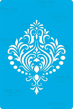 Stencil for crafts 15x20cm "Classic pattern 1" #105