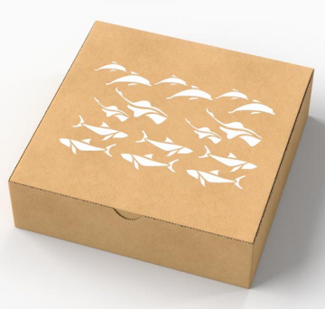 Stencil reusable, 15x20cm "Sea creatures", #373 - 2 Stencil reusable, 15x20cm "Sea creatures", #373 - 2