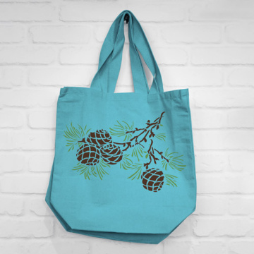 Multilayer stencil, multipurpose, (30*21cm), Cones #157 - 2