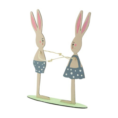 diy wooden coloring set, desk composition "bunnies", #004 - 2