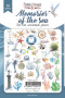 Set of die cuts Memories of the sea, 59 pcs - 0