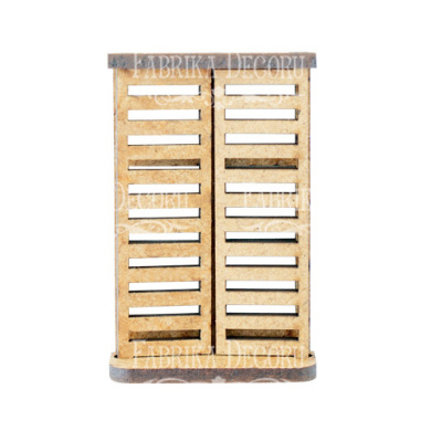 фигурки 3d для украшения кукольных домиков и шедоубоксов 3 окошка, набор #280 - 2 фигурки 3d для украшения кукольных домиков и шедоубоксов 3 окошка, набор #280 - 2