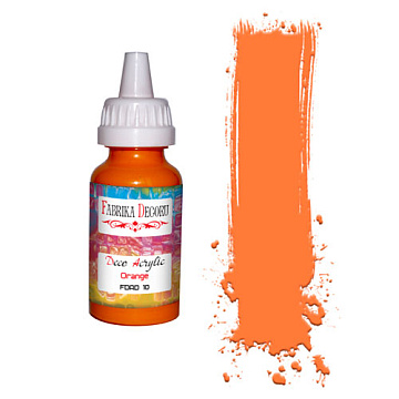 Acrylic paint Orange 40 ml