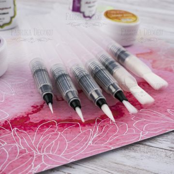 Aqua brushes kit, set of 6pcs, sizes 2XL, XL, L, M, XS, S - 2