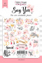 Set of die cuts Say Yes, 65 pcs - 0