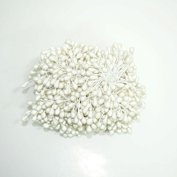 Stamens large sugar-coated White 20pcs
