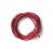 вощеный шнур. цвет красный - 2 мм