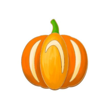 Brooch blank for coloring #101 “Pumpkin” - 2 Brooch blank for coloring #101 “Pumpkin” - 2