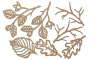 набор чипбордов botany autumn 2 10х15 см #155 