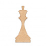  Art board King chess piece 10,5х25 cm