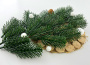 Set aus künstlichen Weihnachtsbaumzweigen, grün, 20 Stück