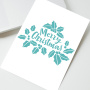 Stencil reusable, 15x20cm "Christmas holly", #459 - 1