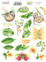 Set of stickers 21pcs Safari for kids #227