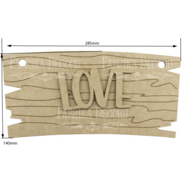 Blank for decoration "Love" #120 - 2