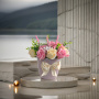 Blumenarrangement  „Zärtlichkeit“, 250 x 250 x 260 mm