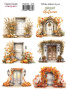 Set of stickers 6 pcs Bright Autumn #370
