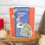 DIY-Kit zum Basteln von 3 Grußkarten "Awaiting Christmas", 12cm x 15cm, #1