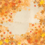 Double-sided scrapbooking paper set Bright Autumn 8"x8" 10 sheets - 10