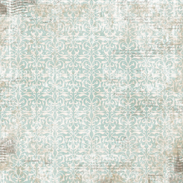 Sheet of double-sided paper for scrapbooking Letters of love #8-01 12"x12" - 2