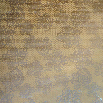 Arkusz kraft papieru z wzorem "Złota koronka"