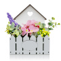 Gift basket "lodge" for flowers, fruit and presents, 195х126х283 mm, DIY kit #402 - 0