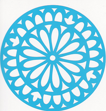 Stencil for crafts 14x14cm "Napkin 1" #060