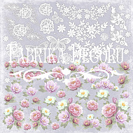 Лист  для вырезания Shabby Dreams №3 30,5х30,5 см