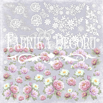 Sheet of images for cutting. Set №3 "Shabby Dreams"