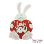 Blank for decoration "Love you-2" #132 - 1